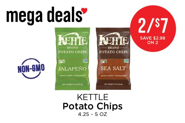 2 for $7 kettle chips